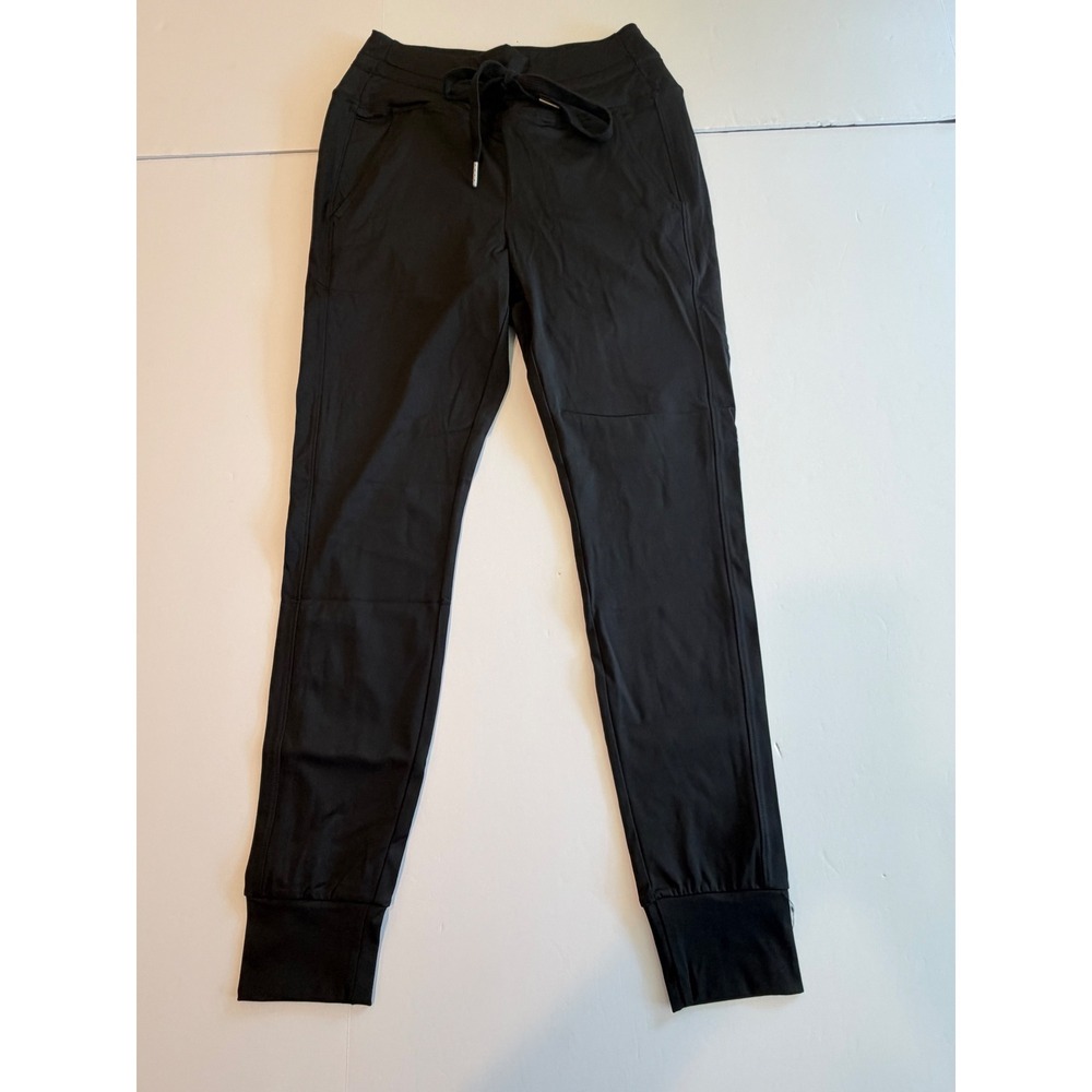 Halara Black High Waisted Jogger Pants XS Petite Drawstring Activewear New